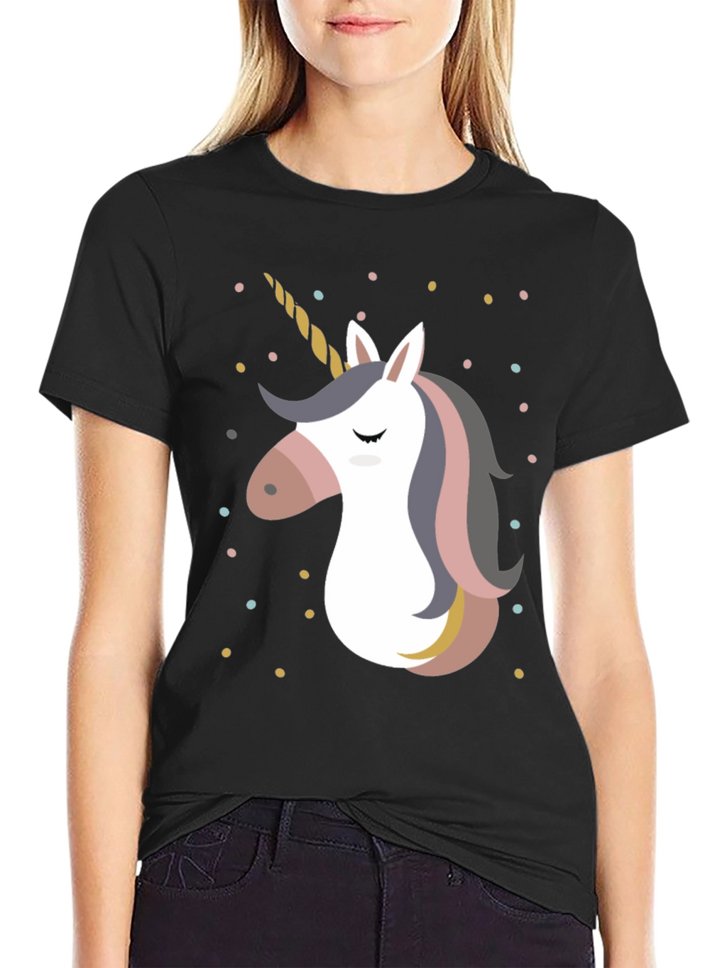 Unicorn Graphic Print T-Shirt