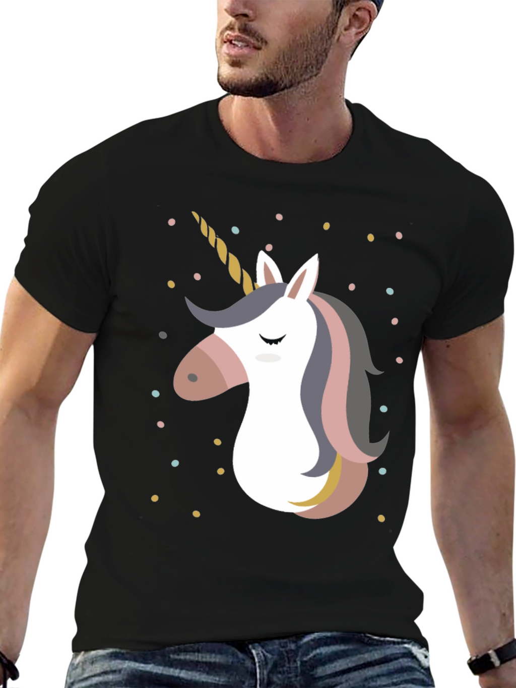 Unicorn Graphic Print T-Shirt