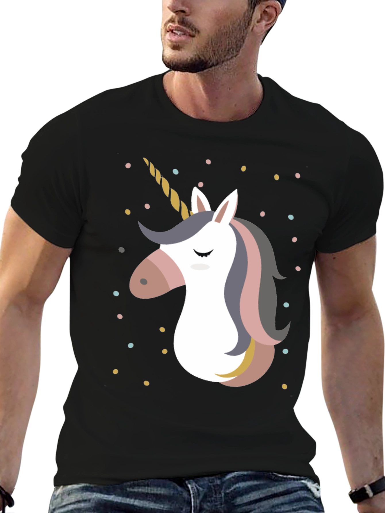 Unicorn Graphic Print T-Shirt
