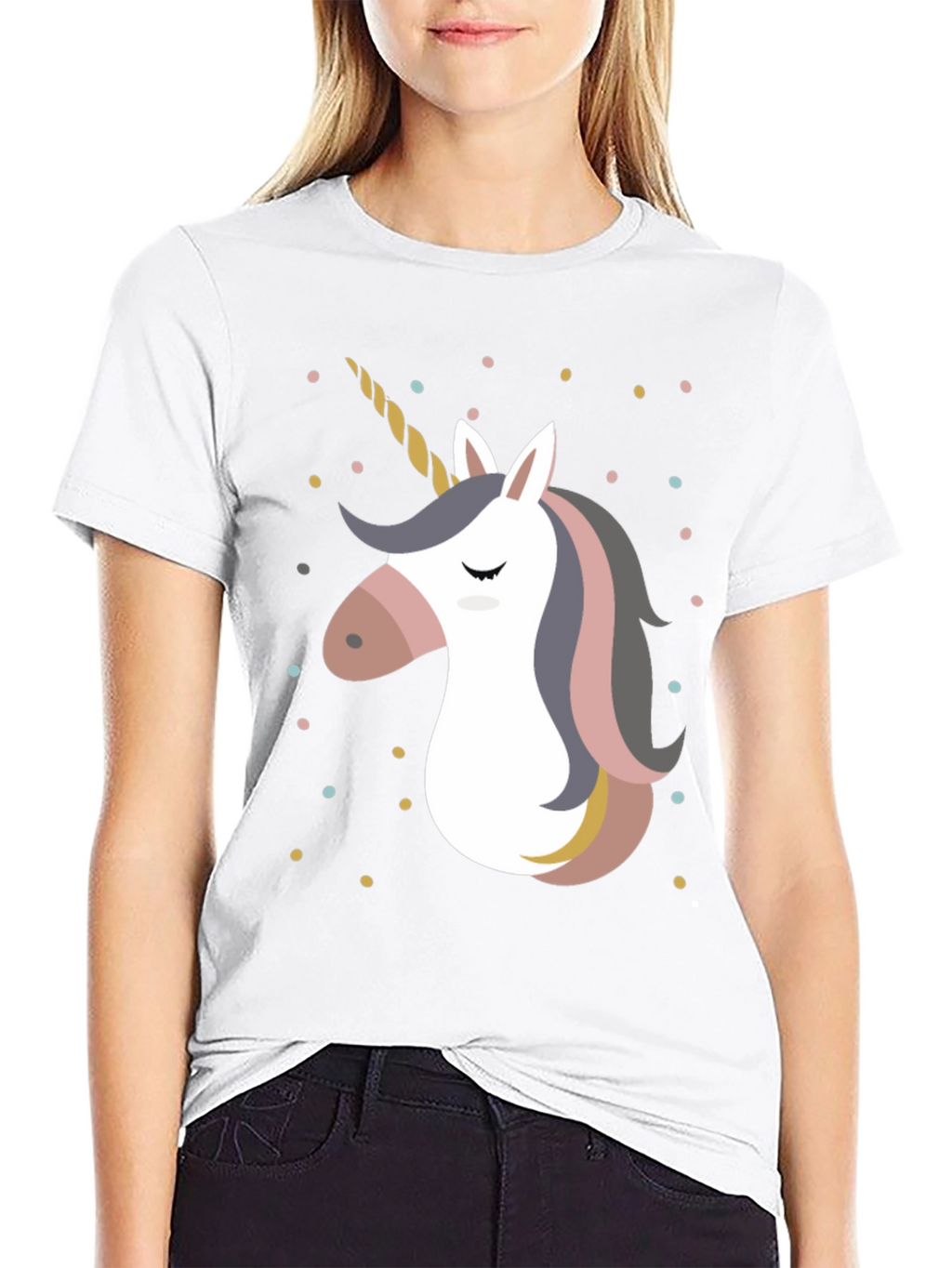 Unicorn Graphic Print T-Shirt
