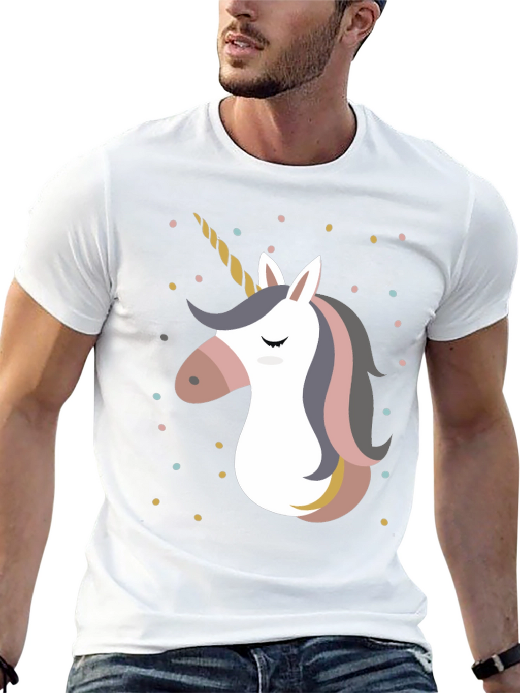 Unicorn Graphic Print T-Shirt