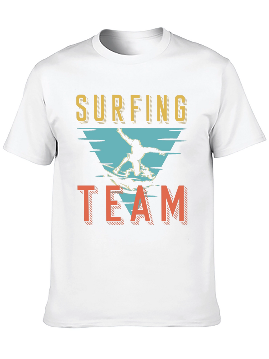Surfing Team Graphic T-Shirt - Black
