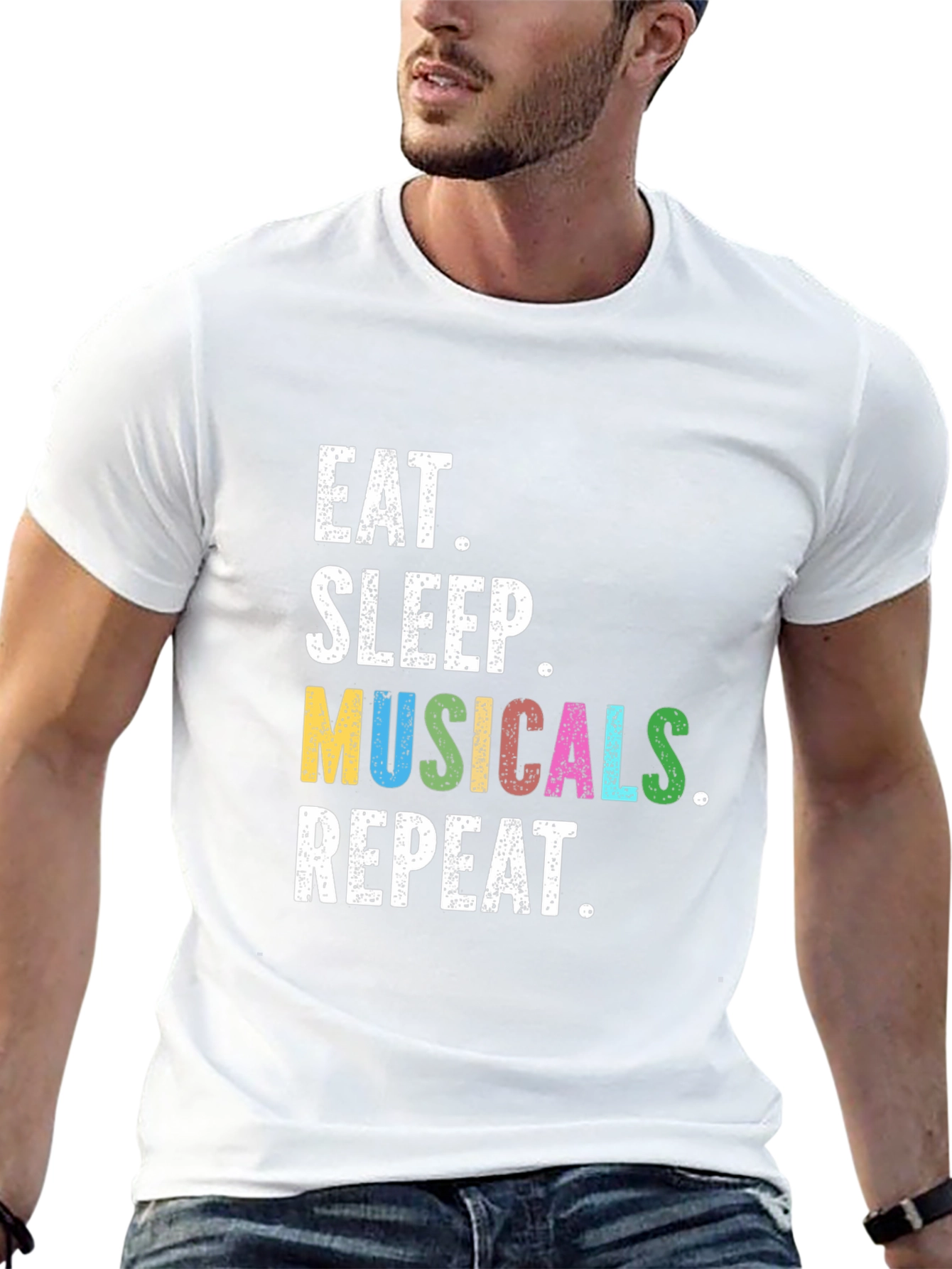 Eat Sleep Musicals Repeat T-Shirt