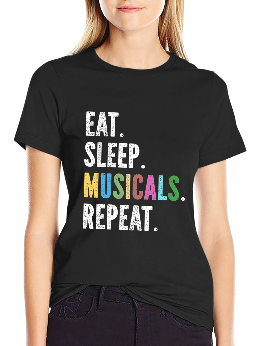 Eat Sleep Musicals Repeat T-Shirt