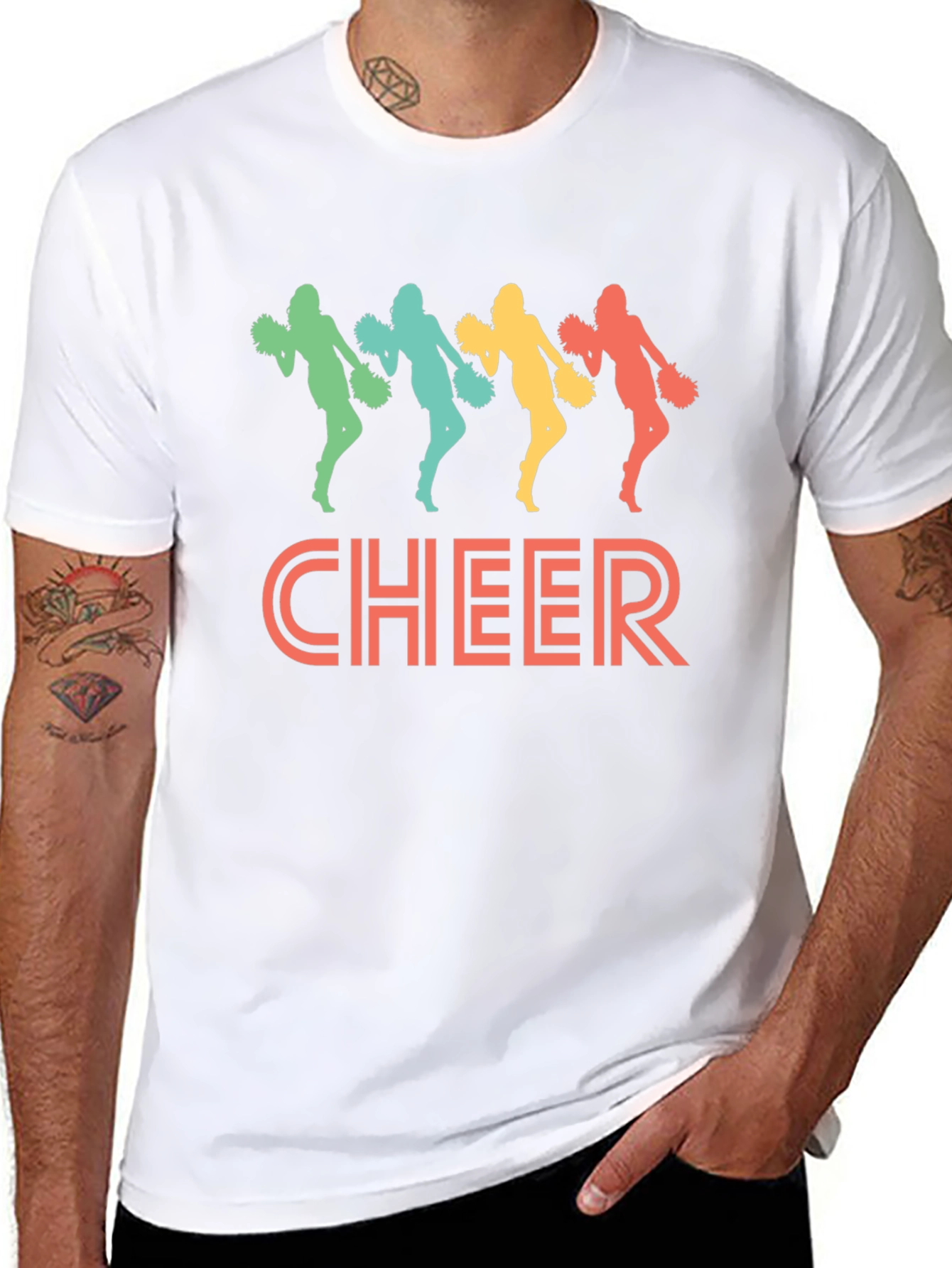 Cheerleader Retro Graphic Tee