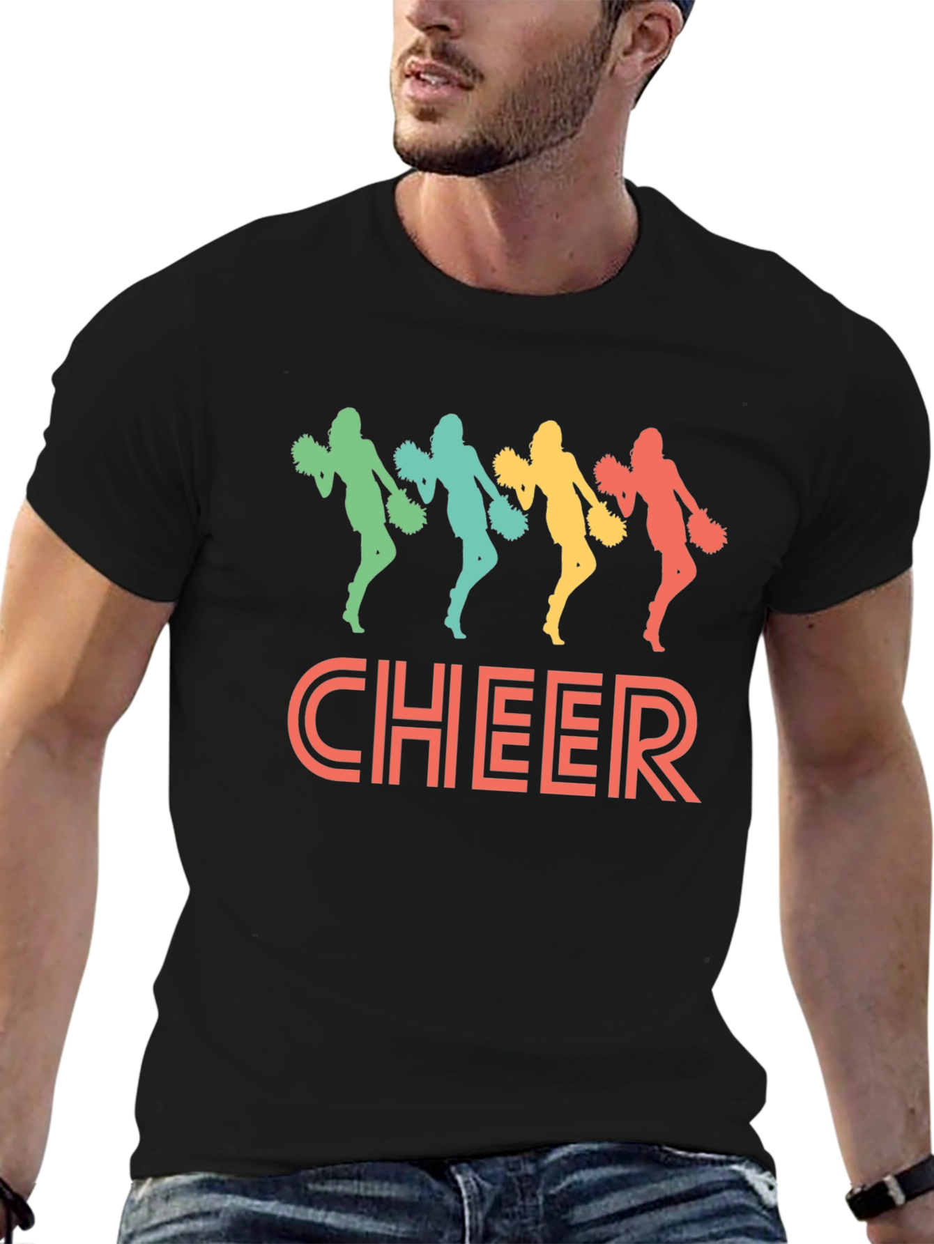 Cheerleader Retro Graphic Tee