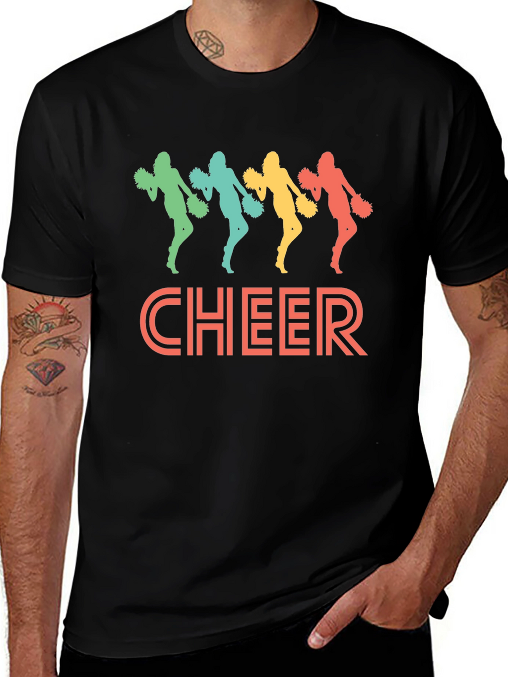 Cheerleader Retro Graphic Tee