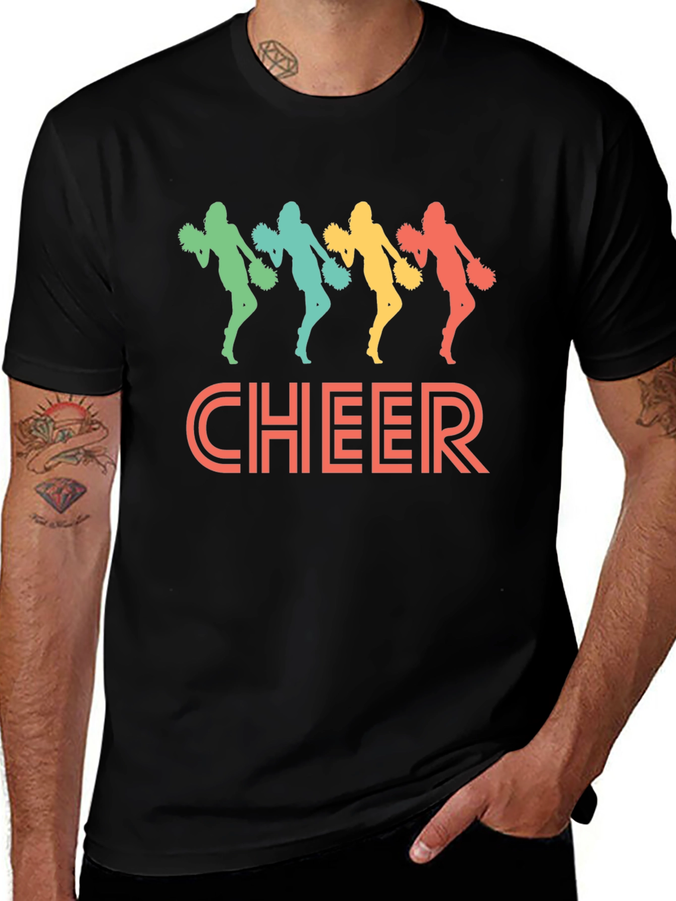 Cheerleader Retro Graphic Tee