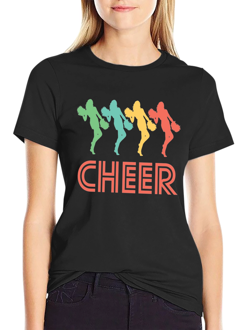 Cheerleader Retro Graphic Tee
