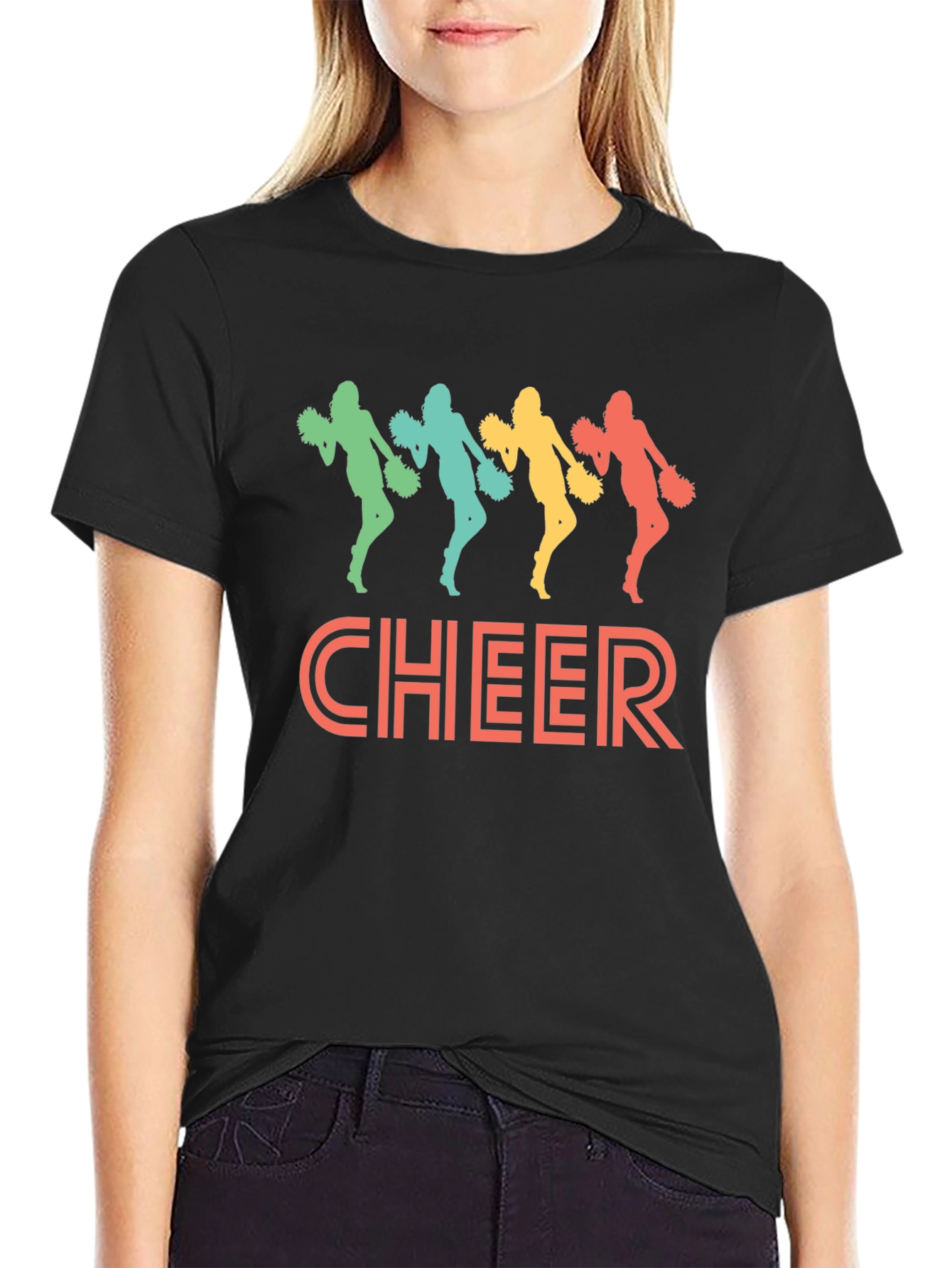 Cheerleader Retro Graphic Tee