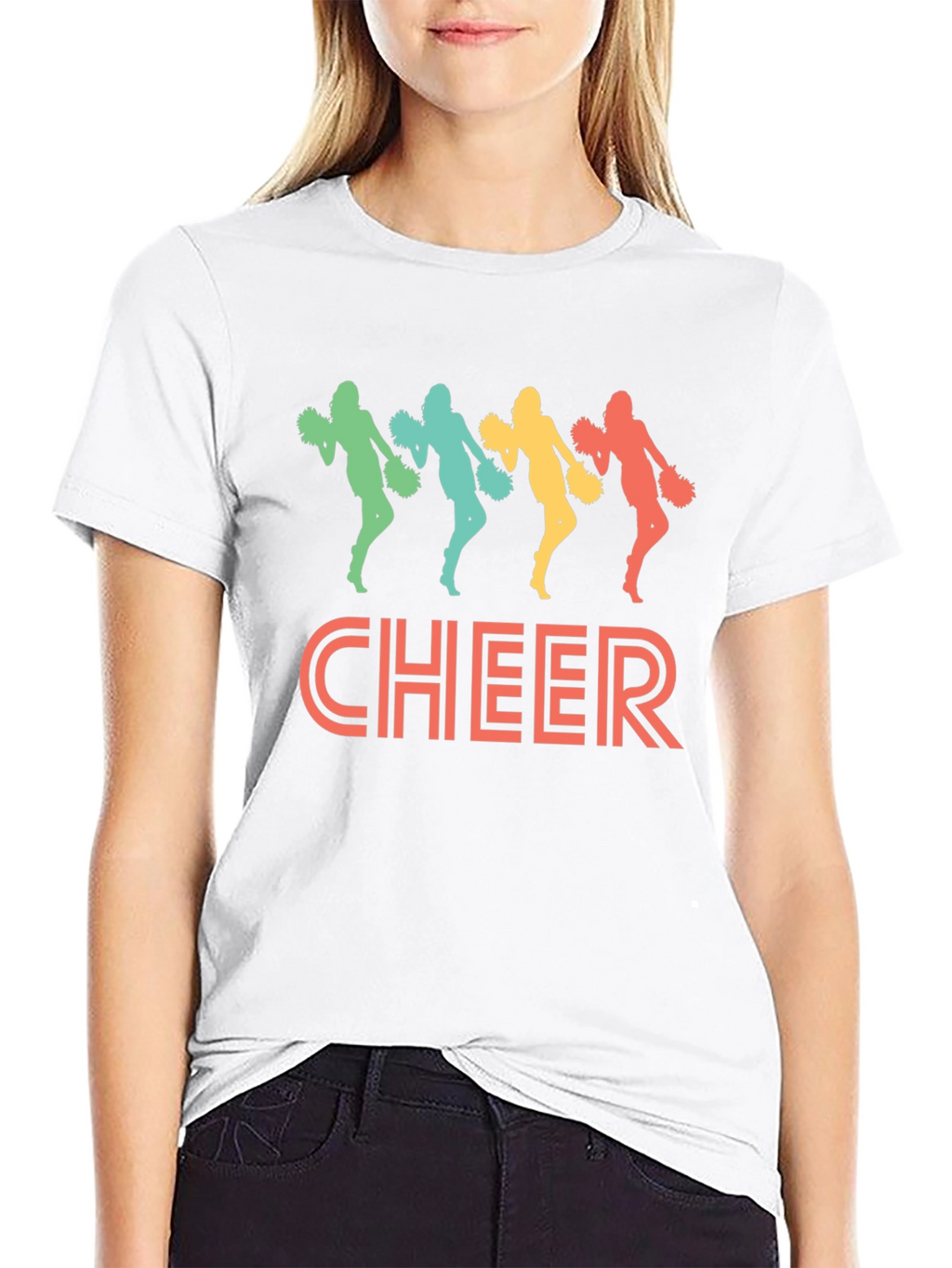 Cheerleader Retro Graphic Tee