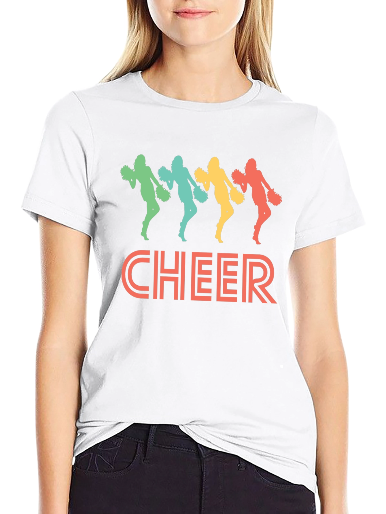 Cheerleader Retro Graphic Tee