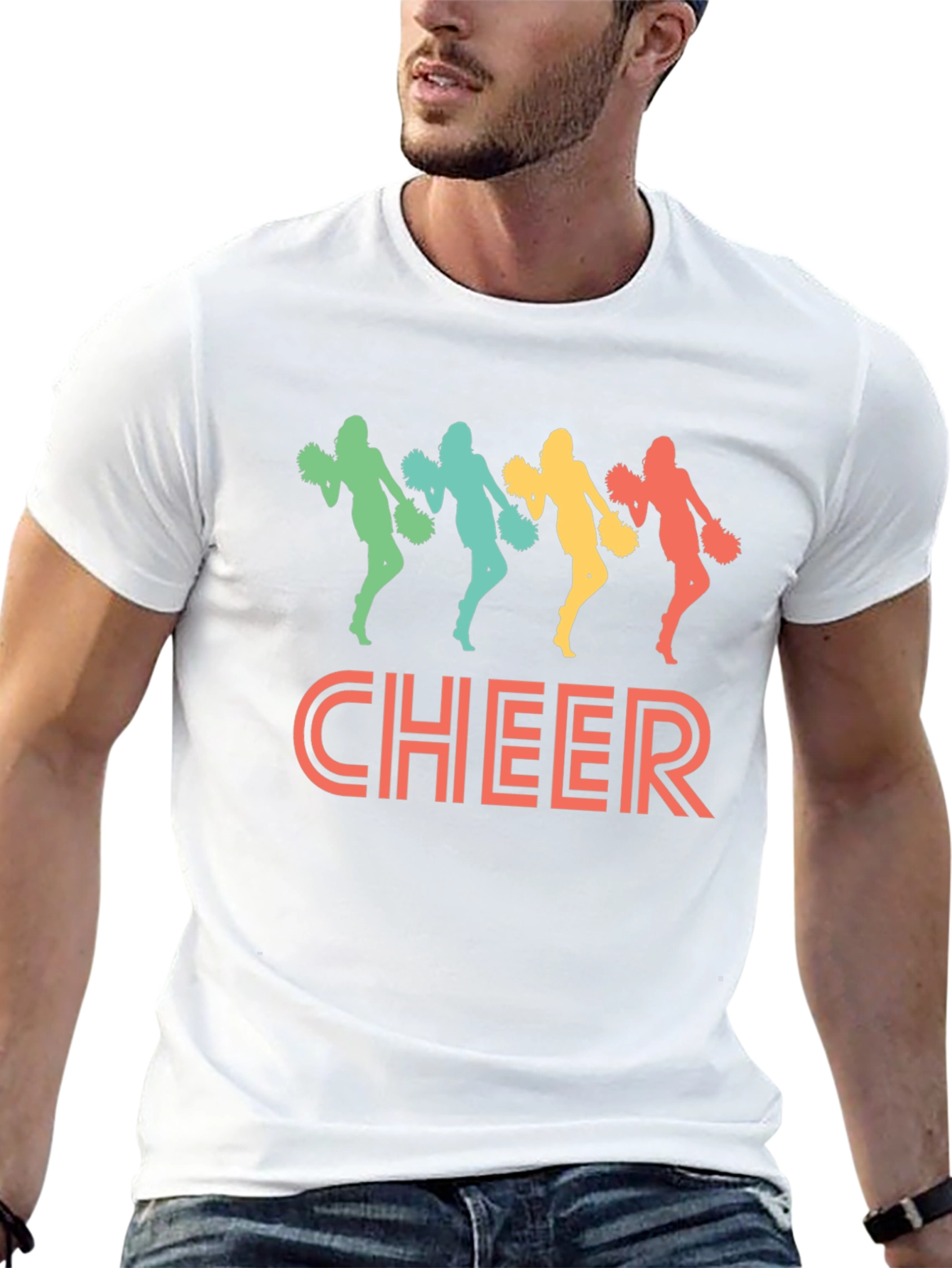 Cheerleader Retro Graphic Tee