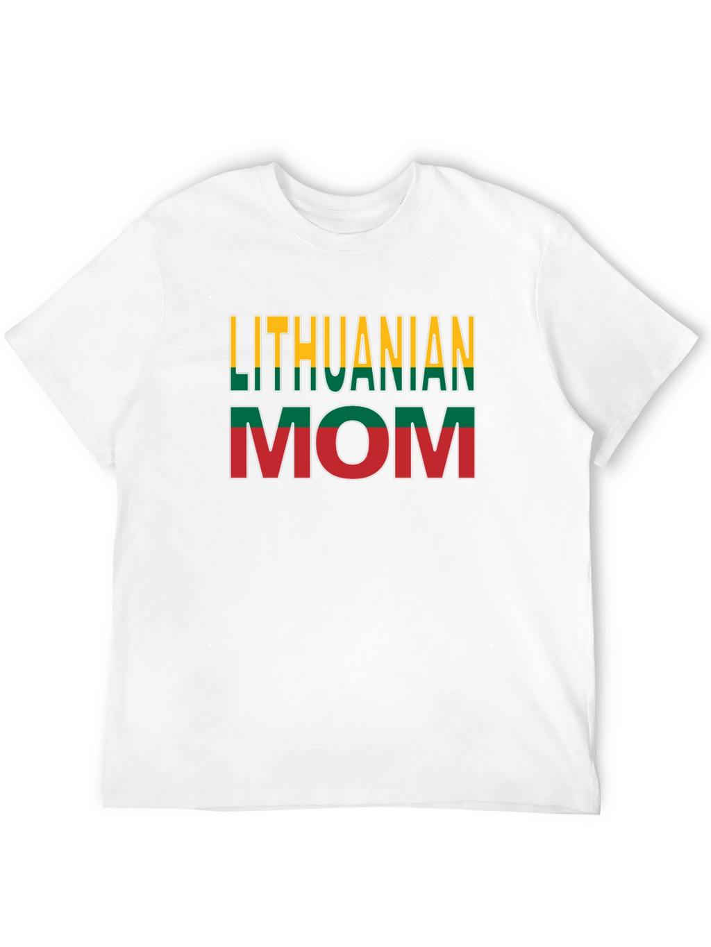 Lithuanian Mom Novelty Graphic T-Shirt