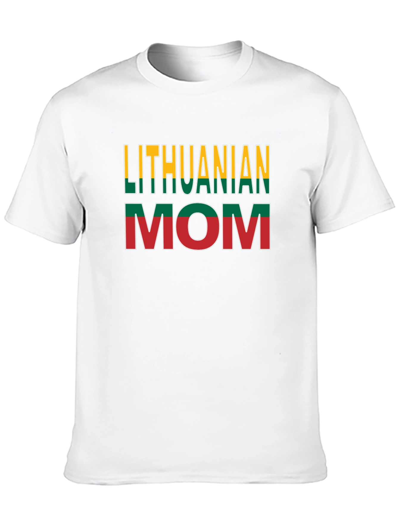 Lithuanian Mom Novelty Graphic T-Shirt