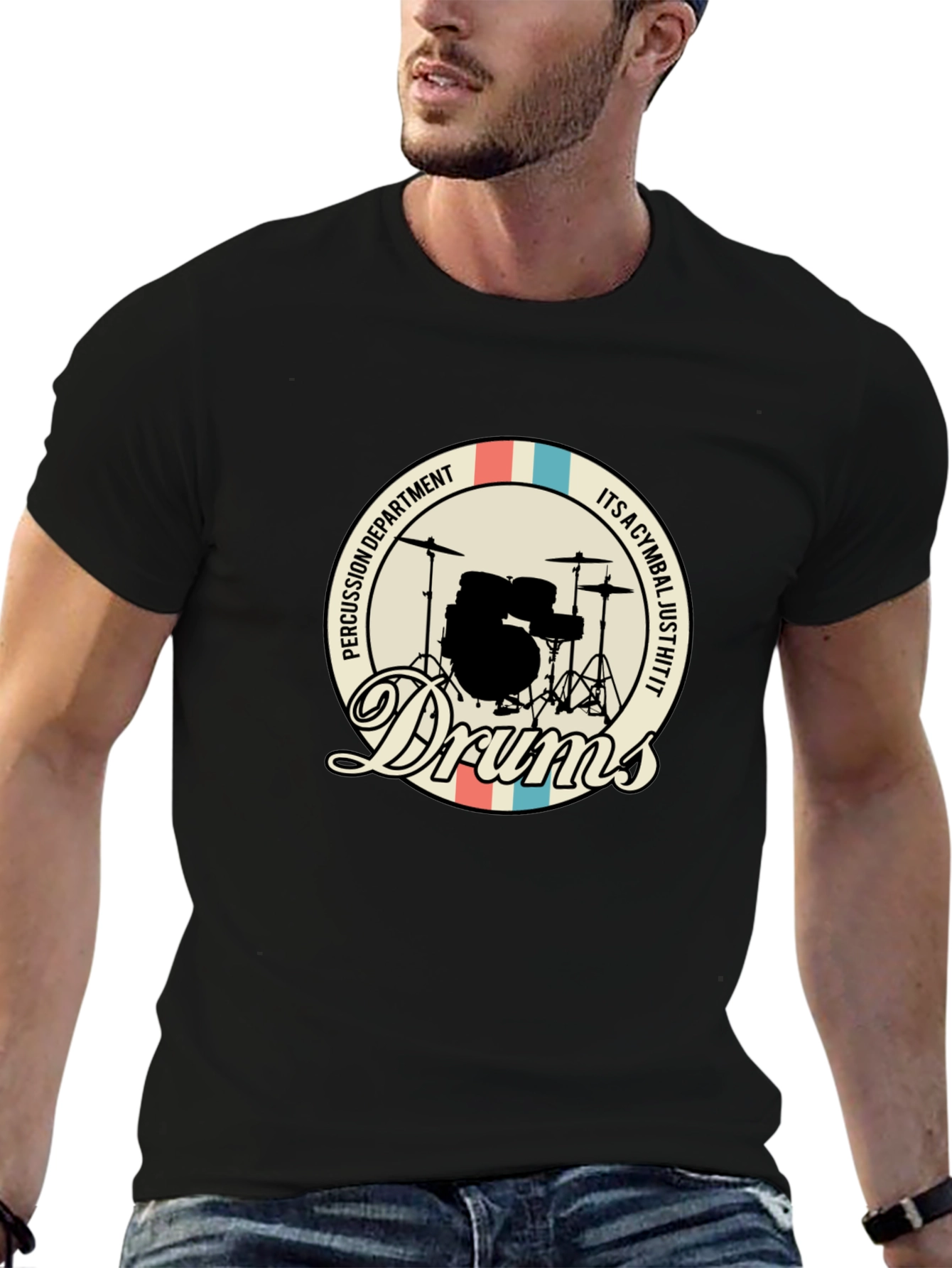 Drums Graphic Tee - Percussion Department T-Shirt