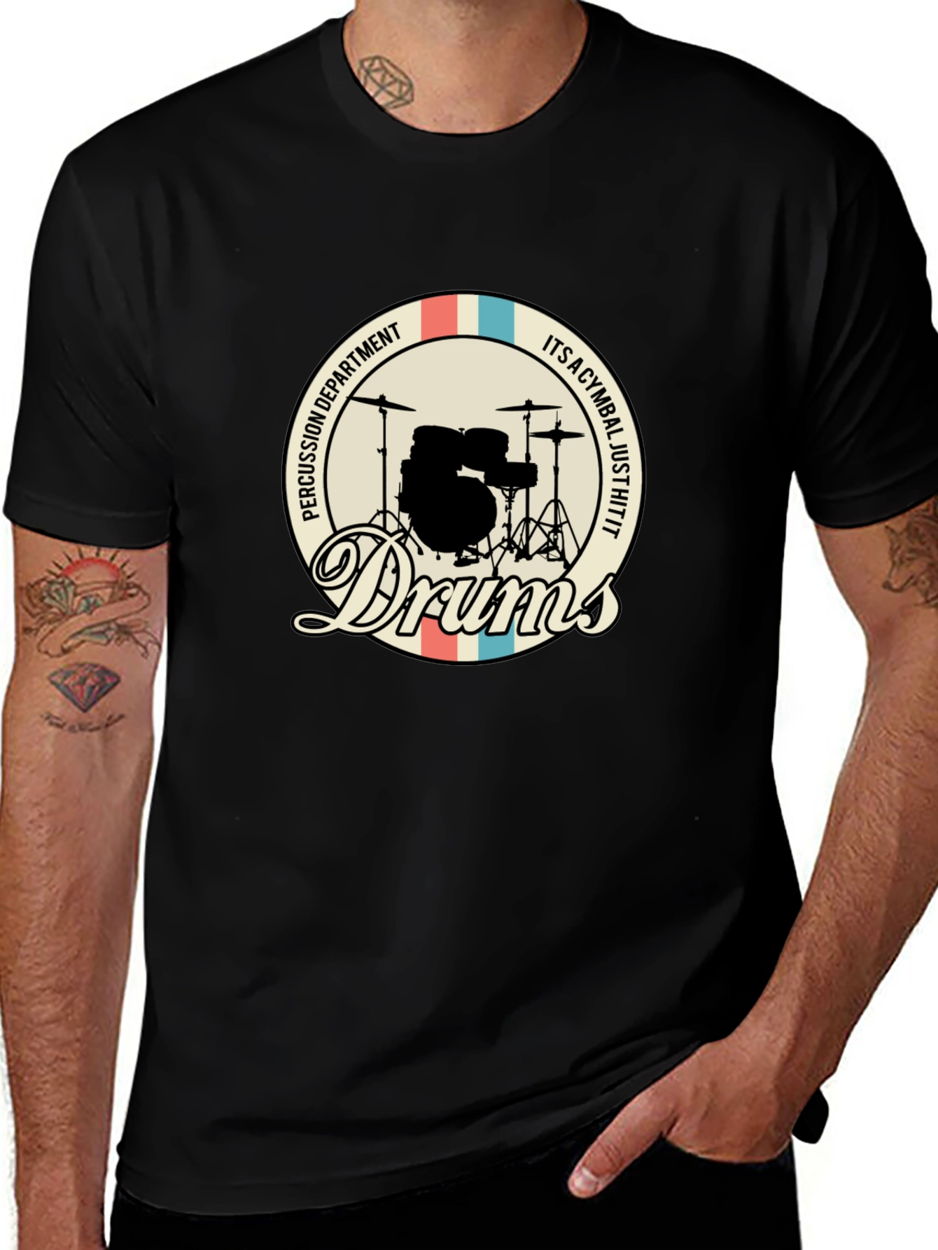 Drums Graphic Tee - Percussion Department T-Shirt