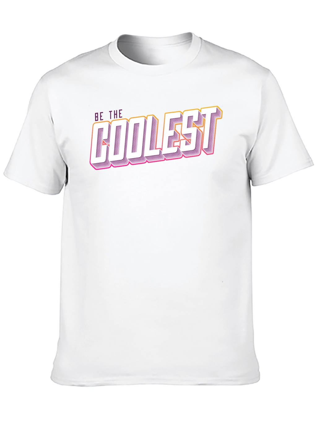 Be The Coolest Graphic Tee - Stylish Black T-Shirt