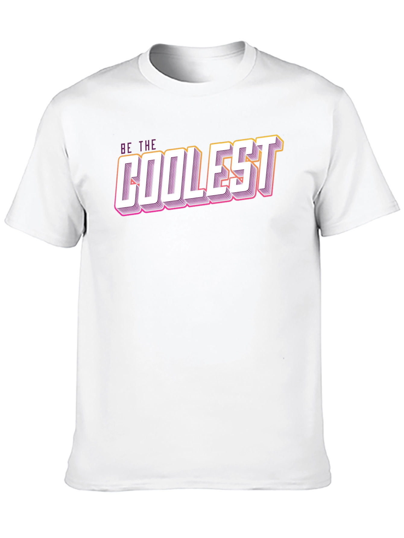 Be The Coolest Graphic Tee - Stylish Black T-Shirt