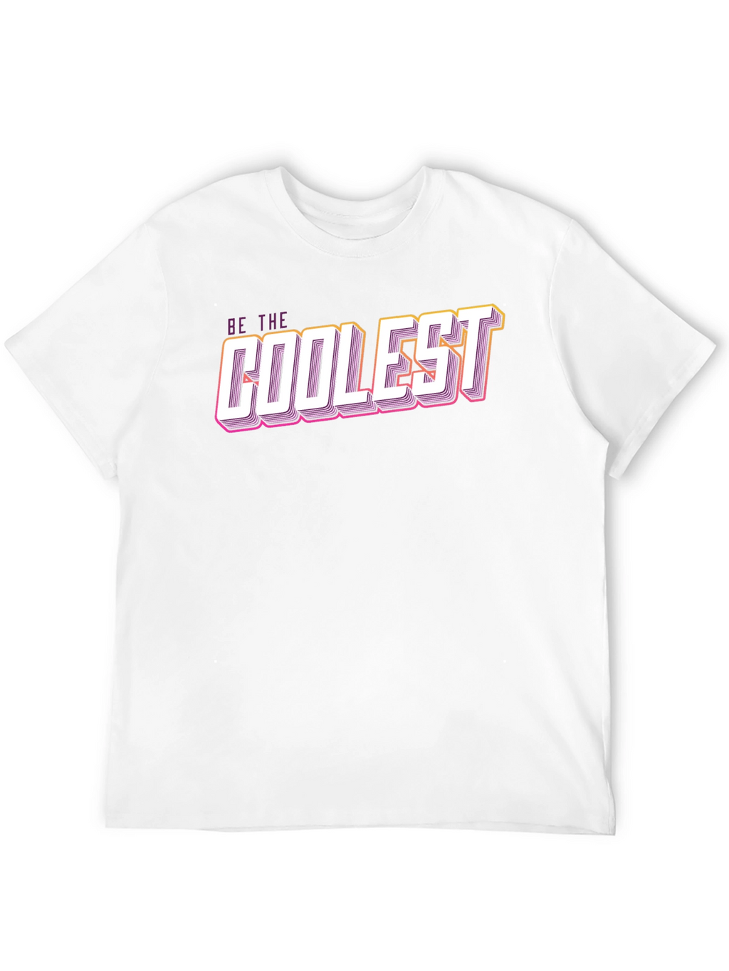 Be The Coolest Graphic Tee - Stylish Black T-Shirt