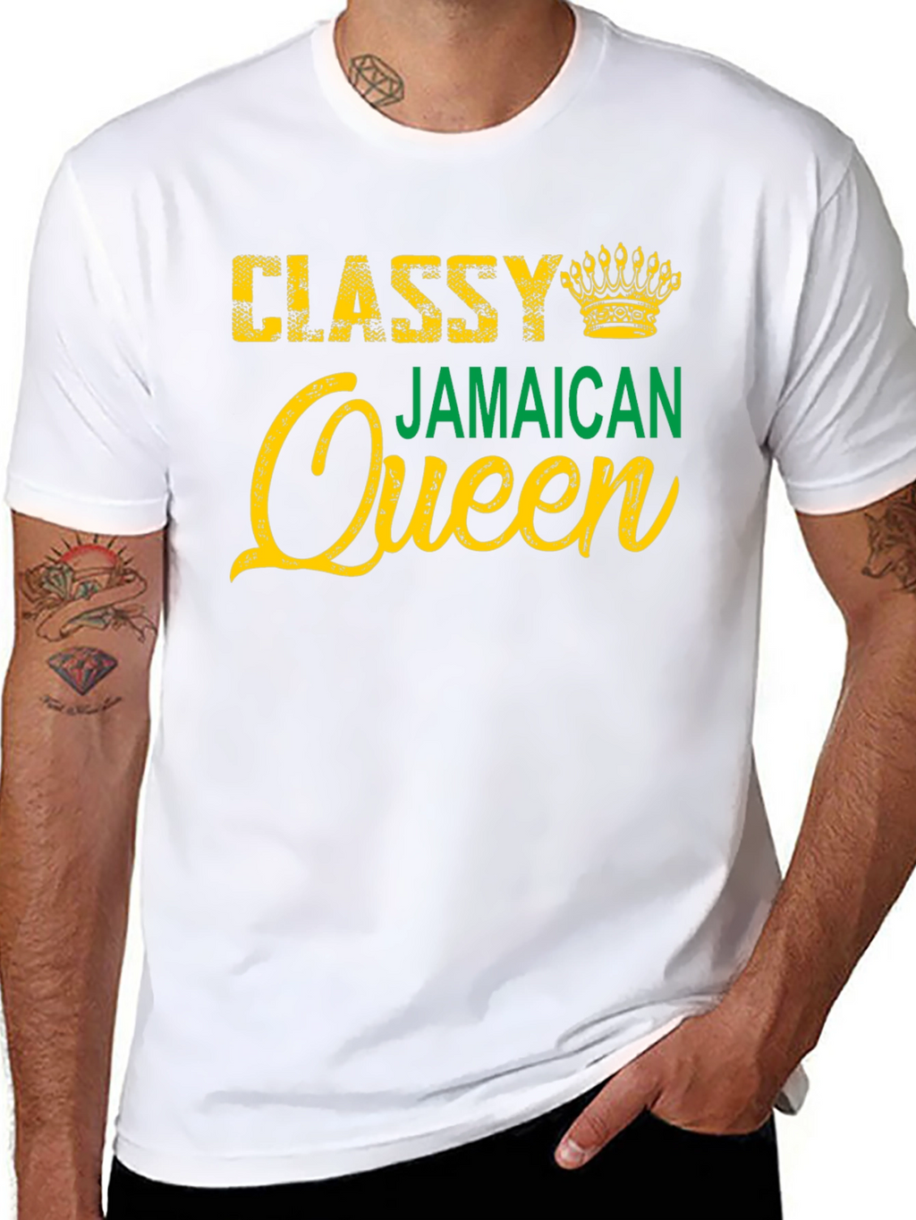 Classy Jamaican Queen Graphic T-Shirt