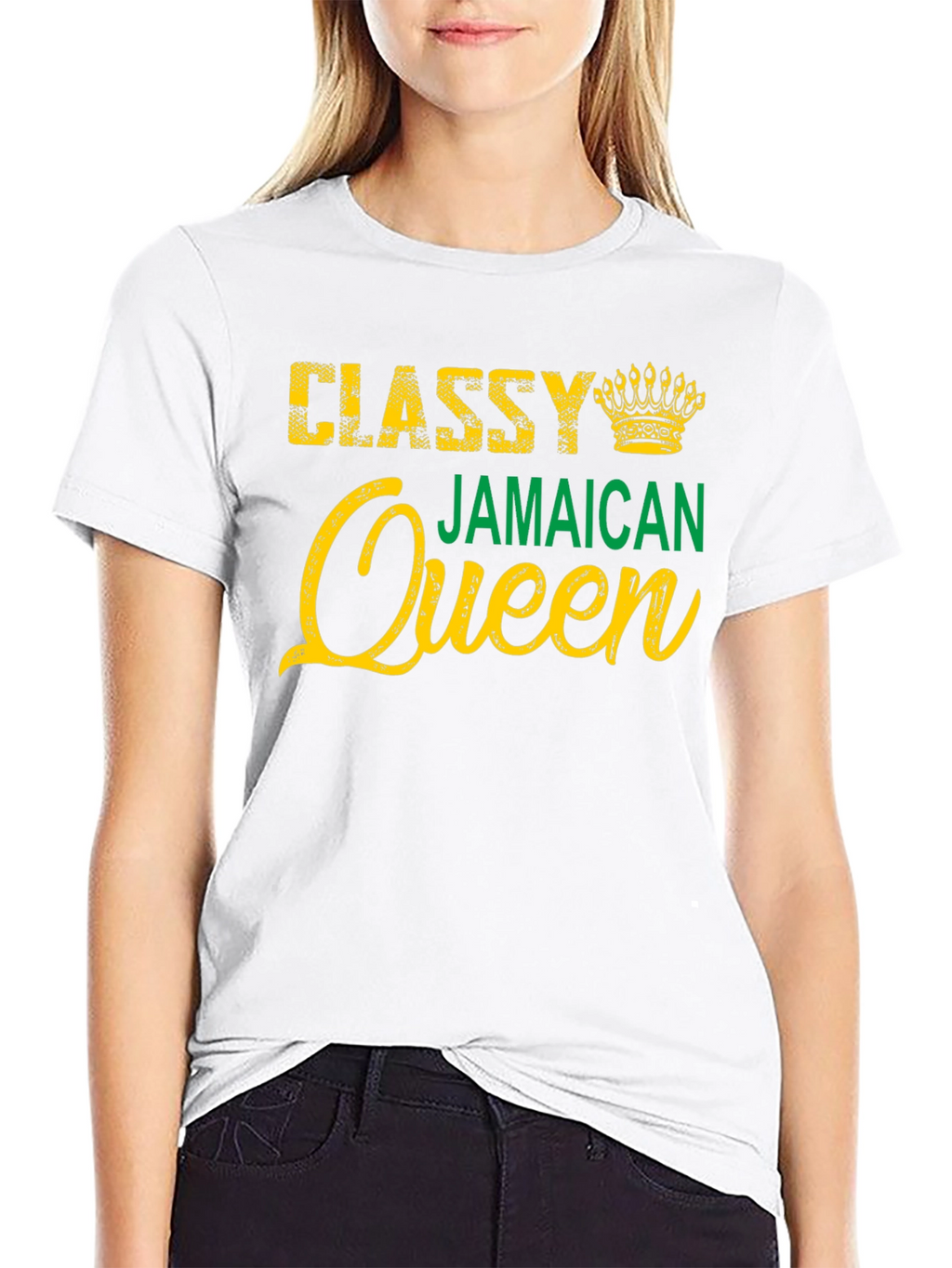 Classy Jamaican Queen Graphic T-Shirt