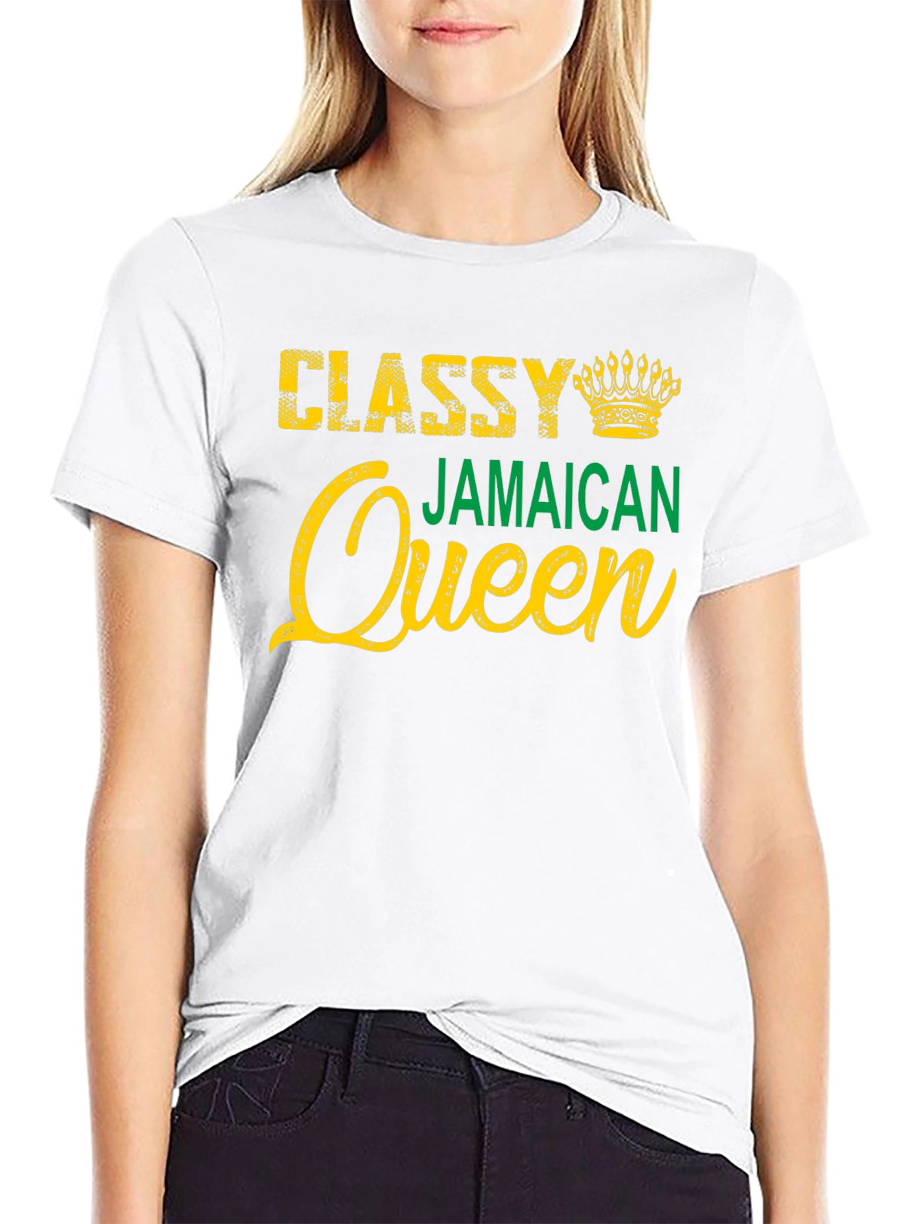 Classy Jamaican Queen Graphic T-Shirt