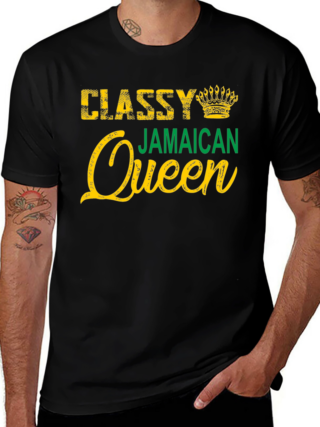 Classy Jamaican Queen Graphic T-Shirt