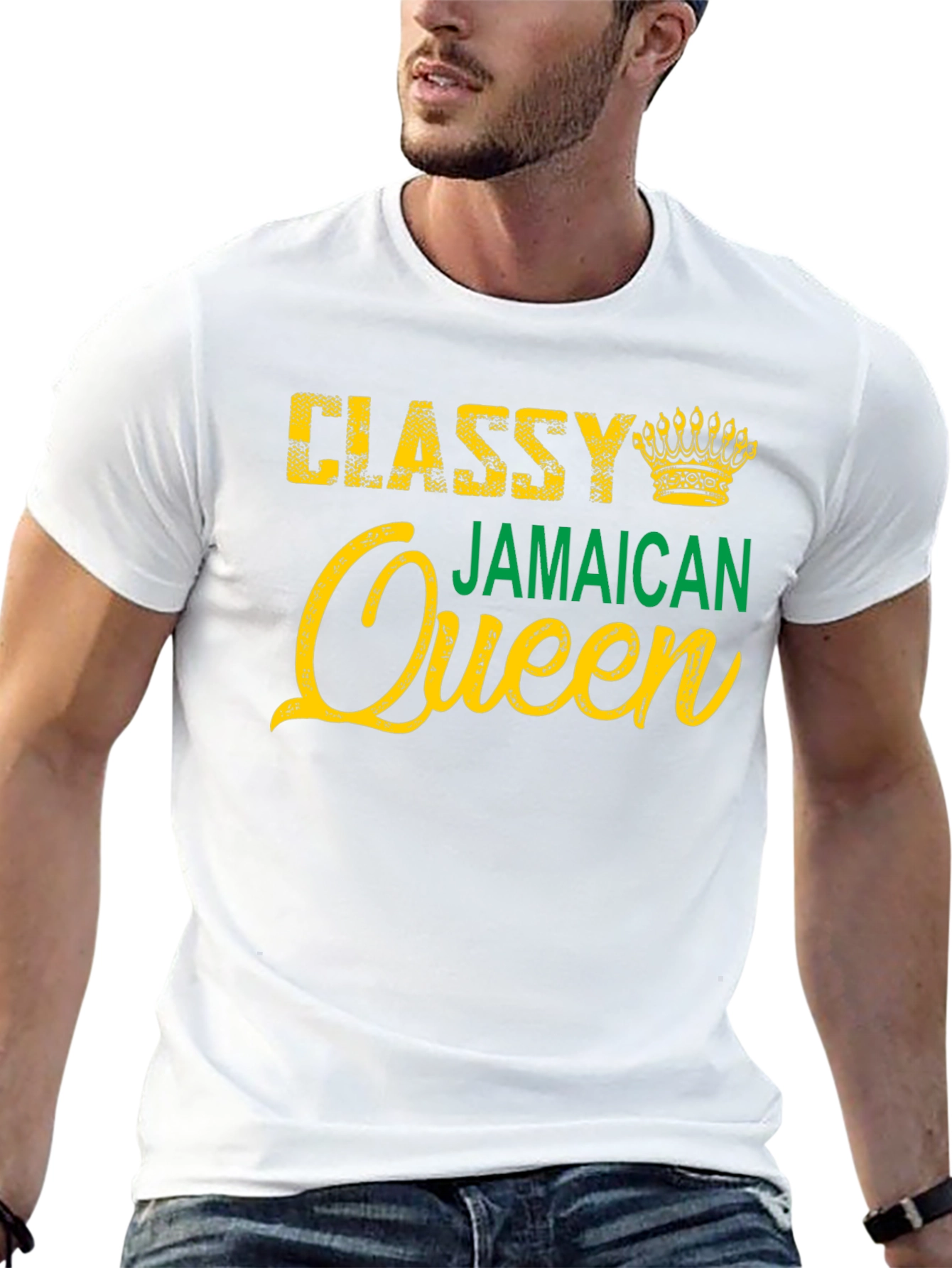 Classy Jamaican Queen Graphic T-Shirt