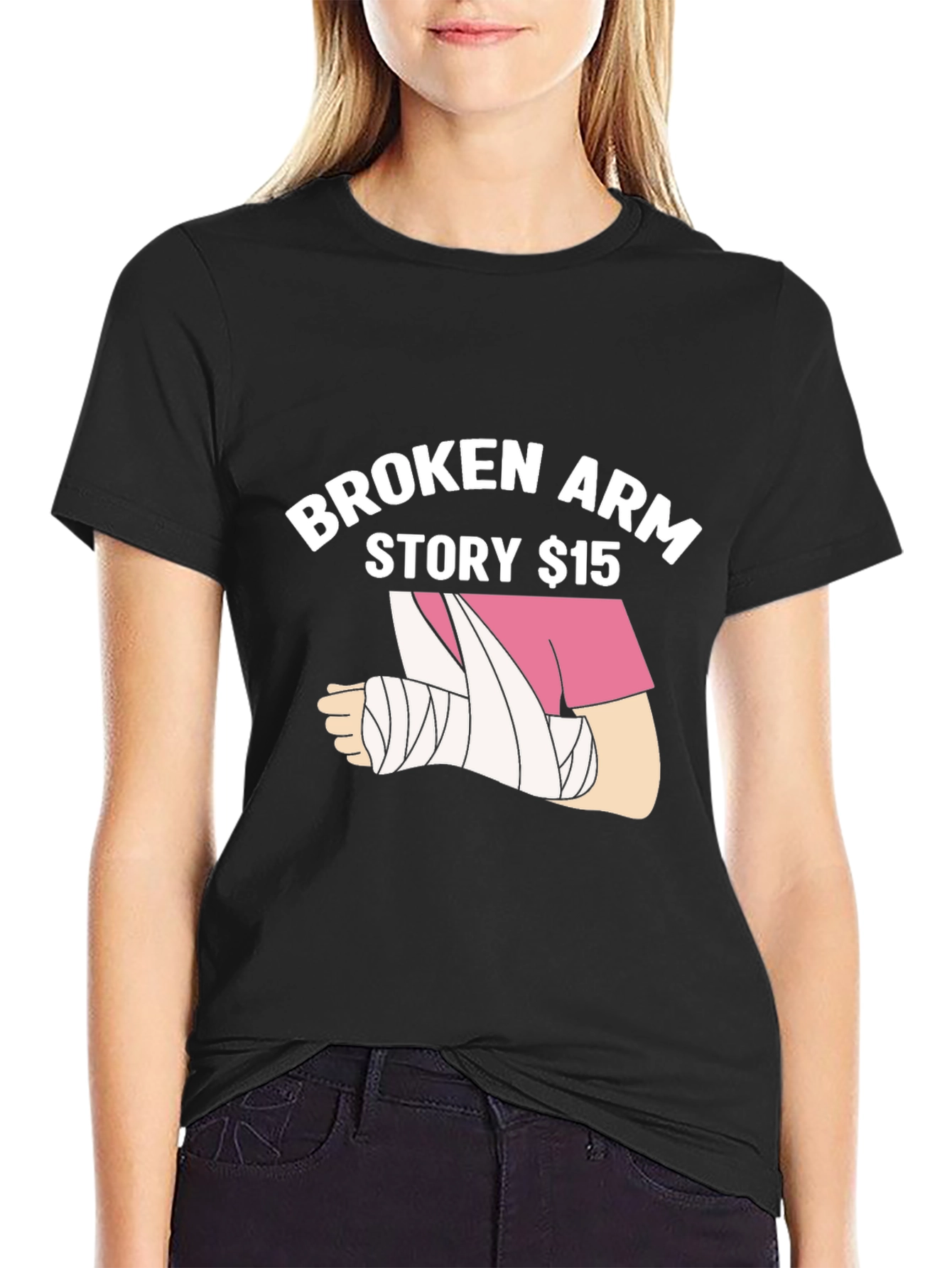 Broken Arm Story $15 T-Shirt