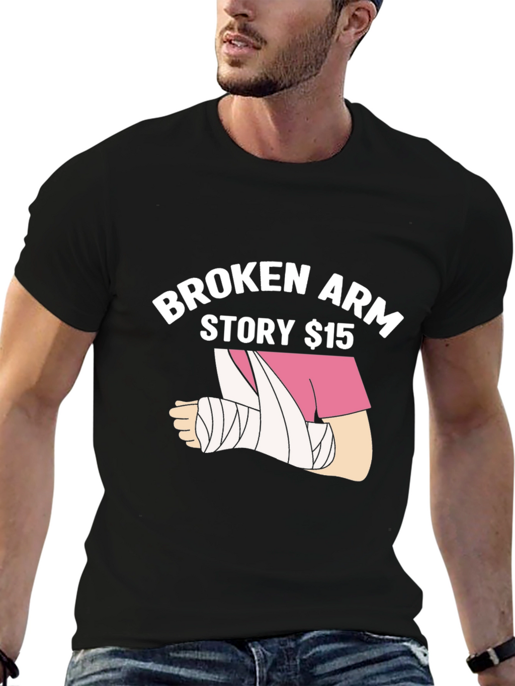Broken Arm Story $15 T-Shirt