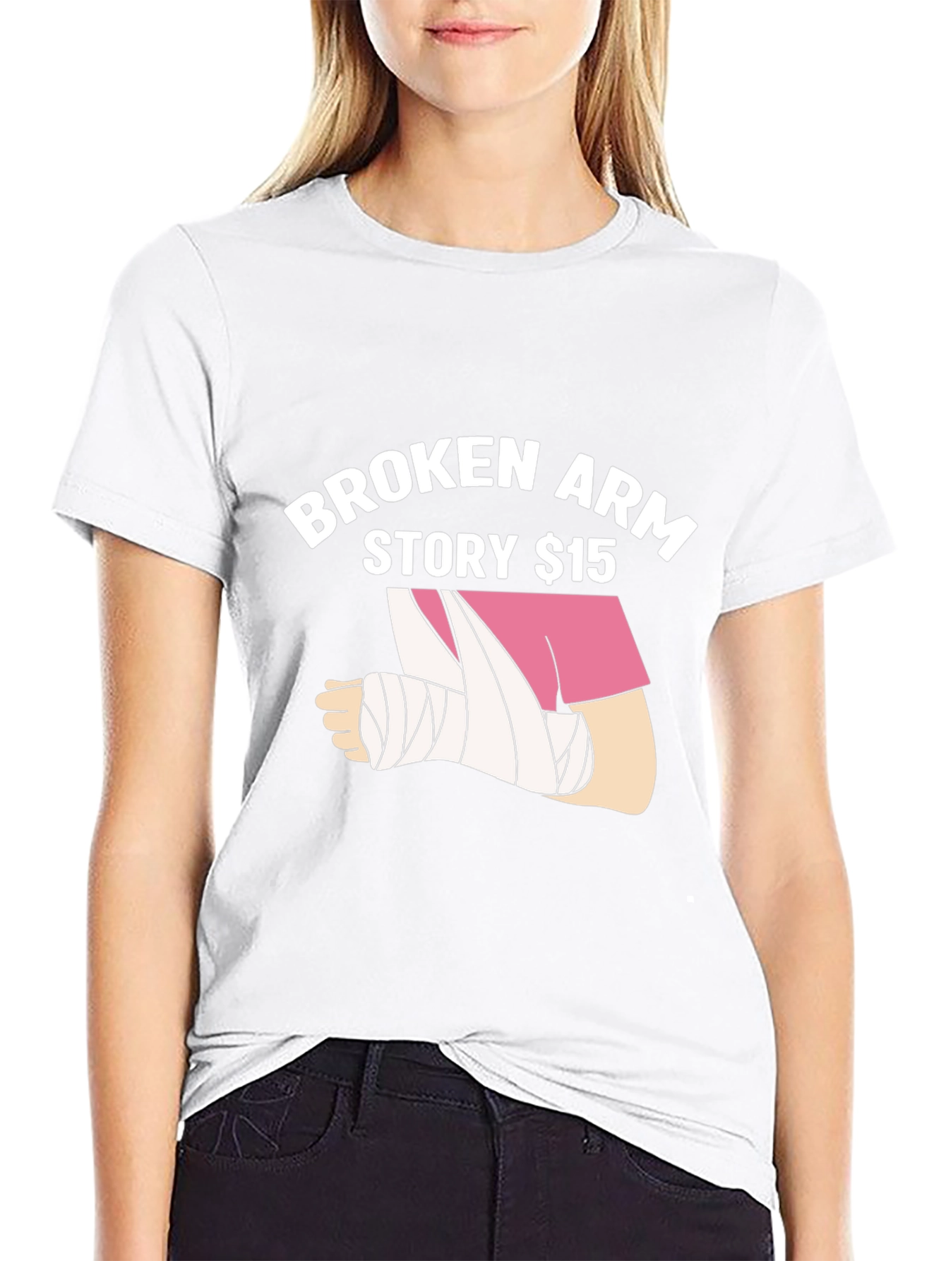 Broken Arm Story $15 T-Shirt
