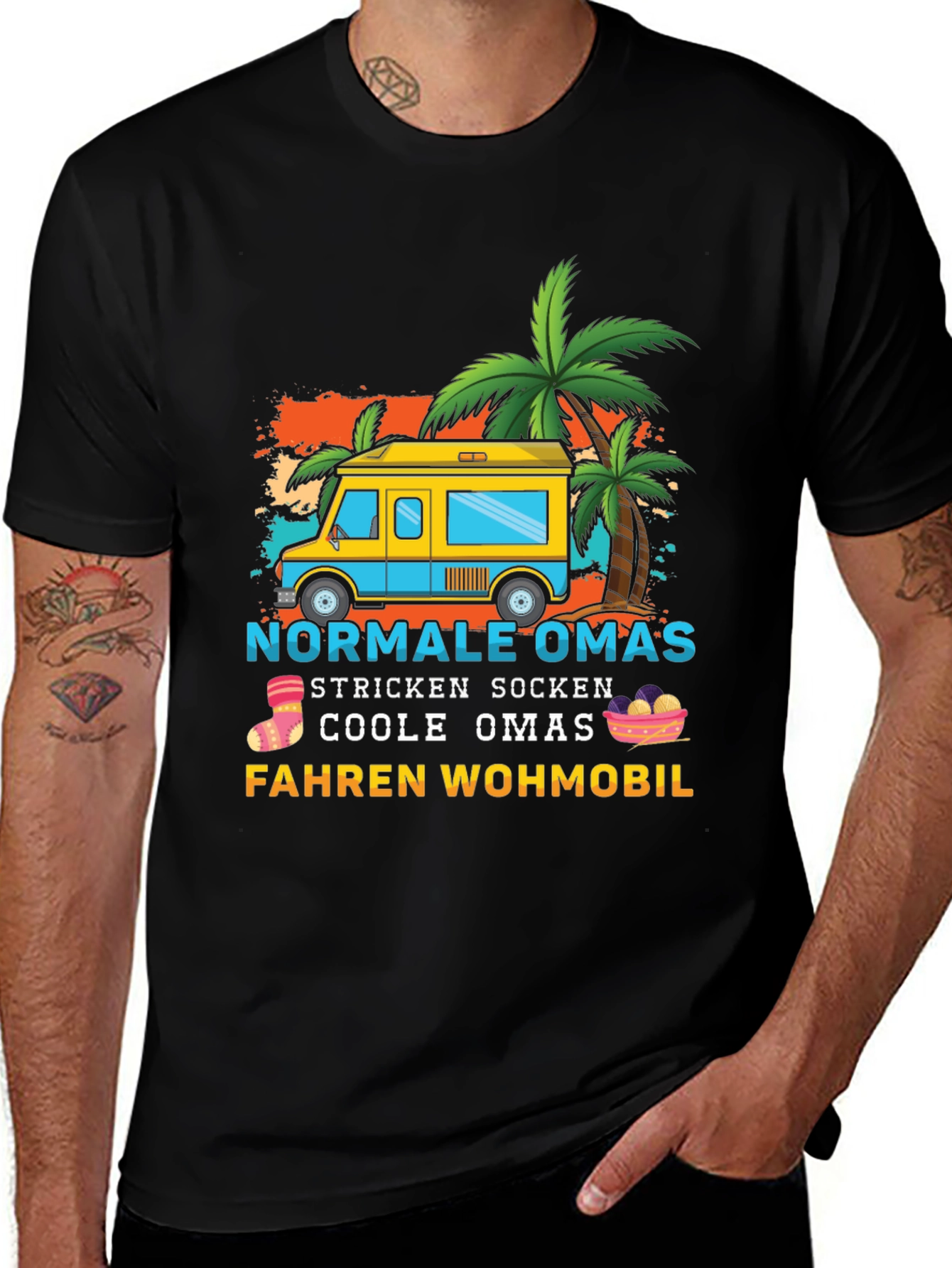 Cool Omas Camper T-Shirt