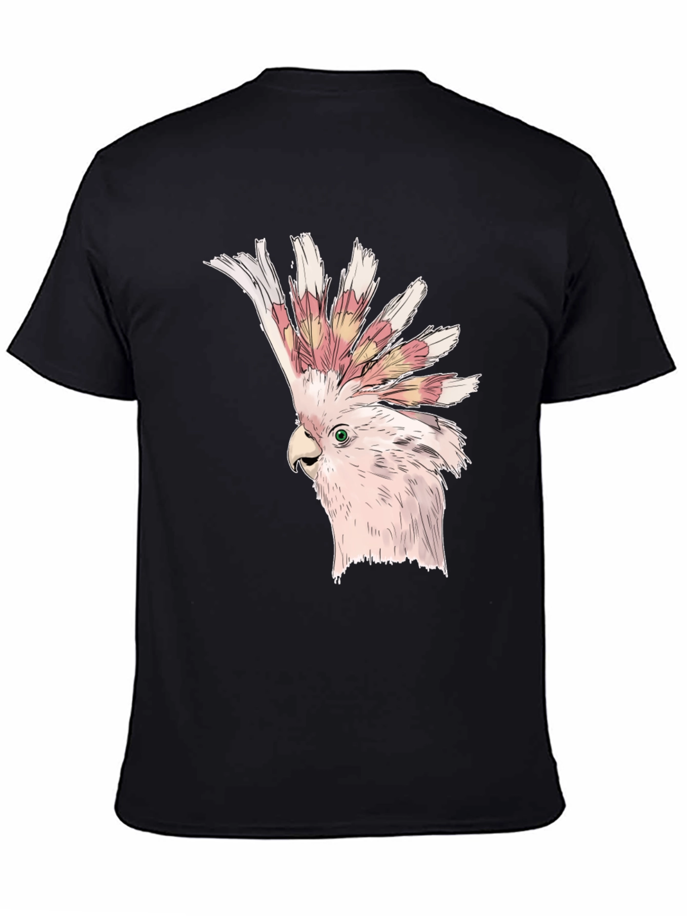 Cockatoo Graphic T-Shirt - Black