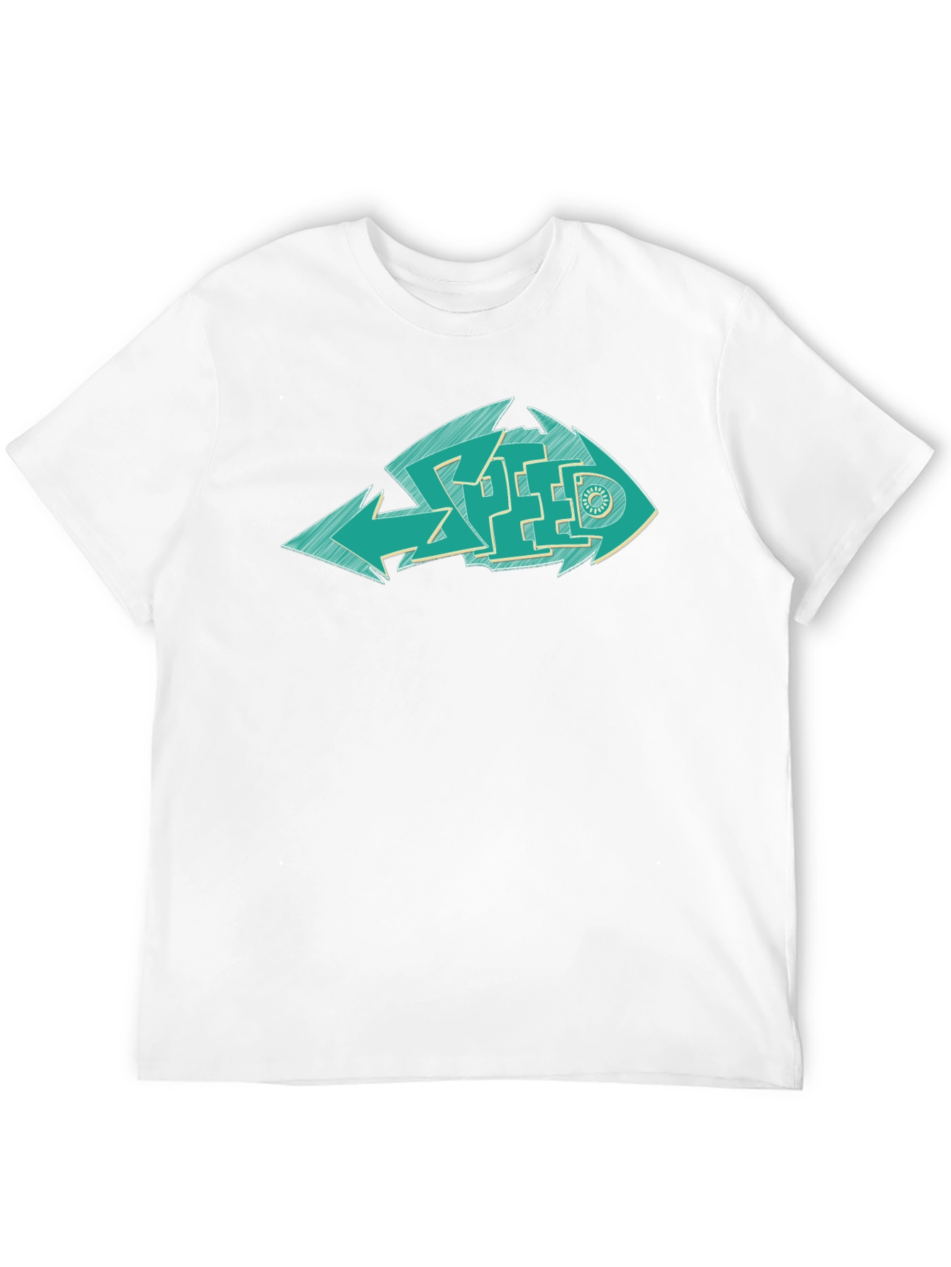 Cool Graphic Fish Speed T-Shirt