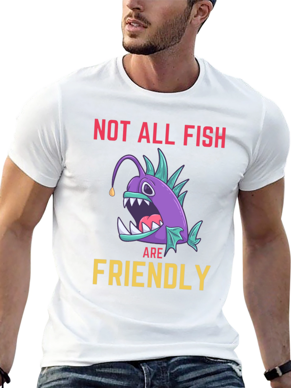 Not All Fish Are Friendly Angler T-Shirt