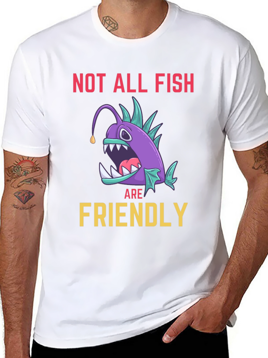 Not All Fish Are Friendly Angler T-Shirt