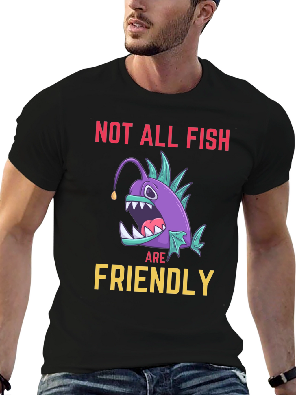 Not All Fish Are Friendly Angler T-Shirt
