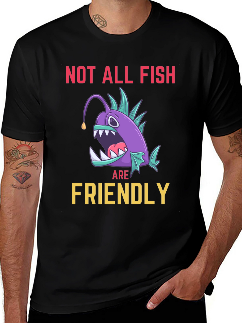 Not All Fish Are Friendly Angler T-Shirt