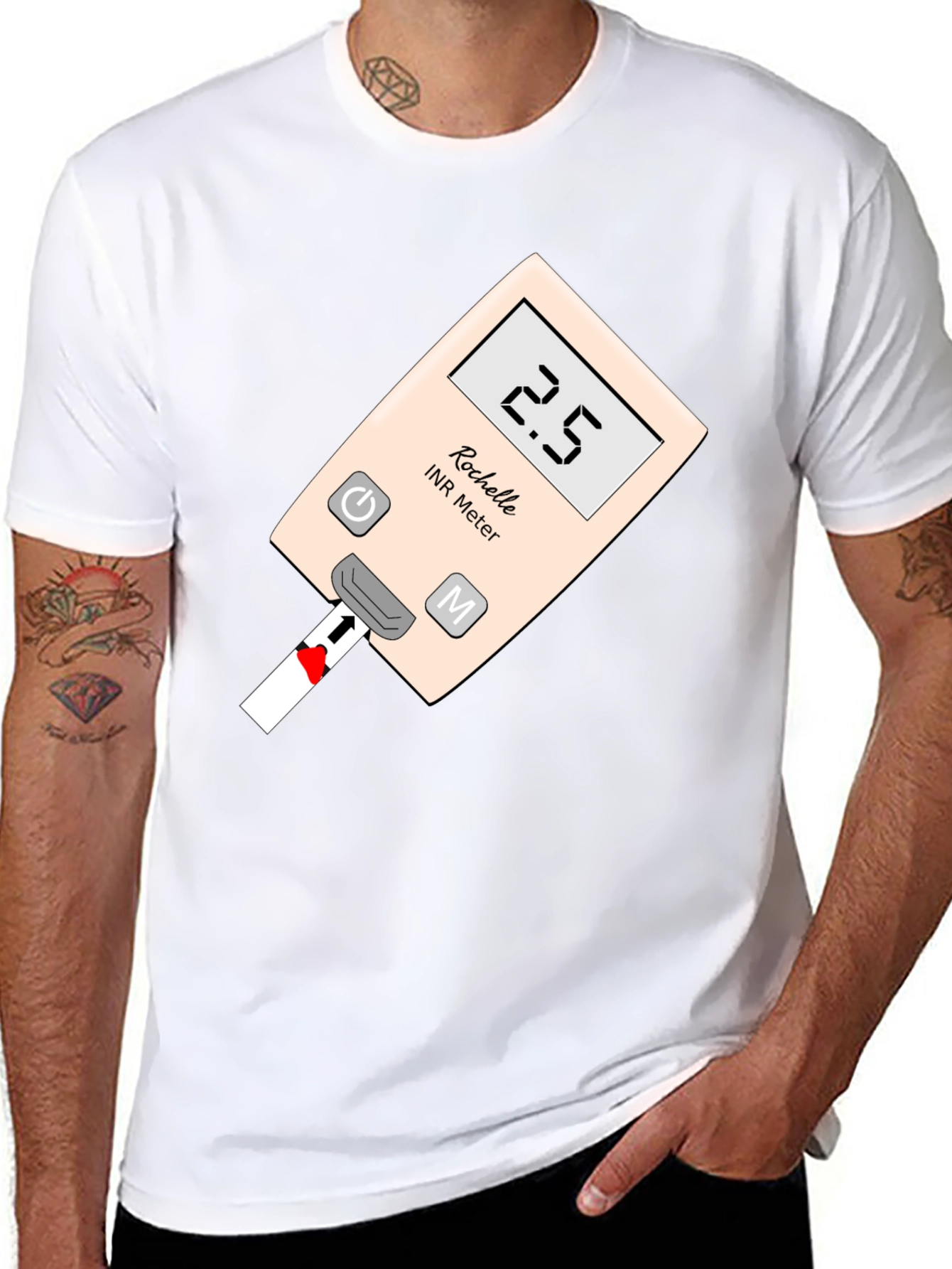 Novelty INR Meter T-Shirt - Rochelle Meter