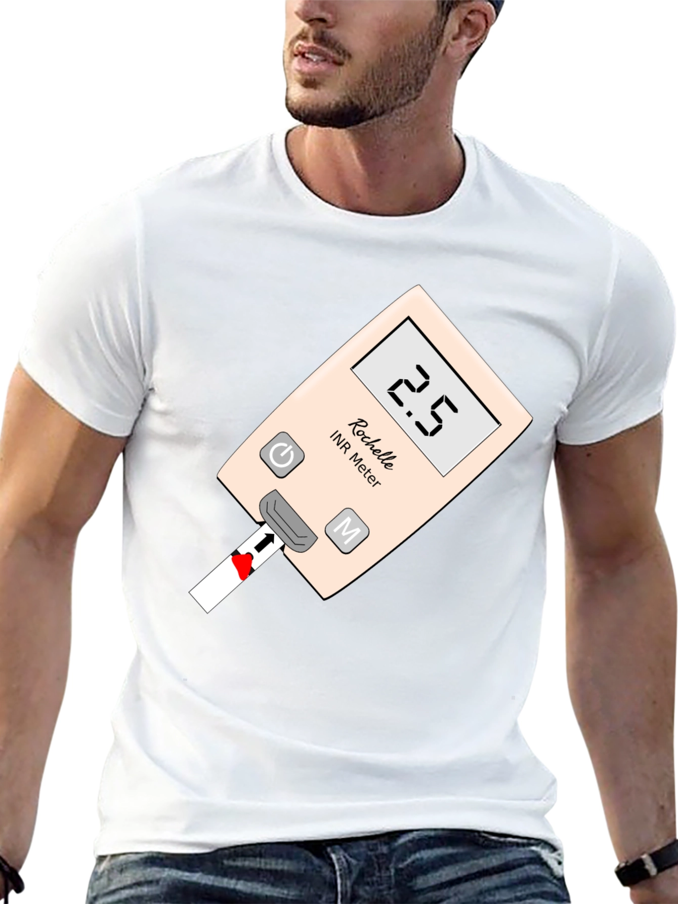 Novelty INR Meter T-Shirt - Rochelle Meter