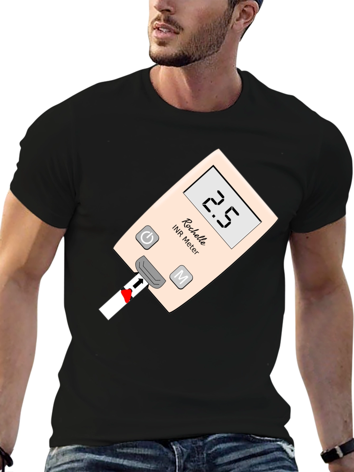 Novelty INR Meter T-Shirt - Rochelle Meter