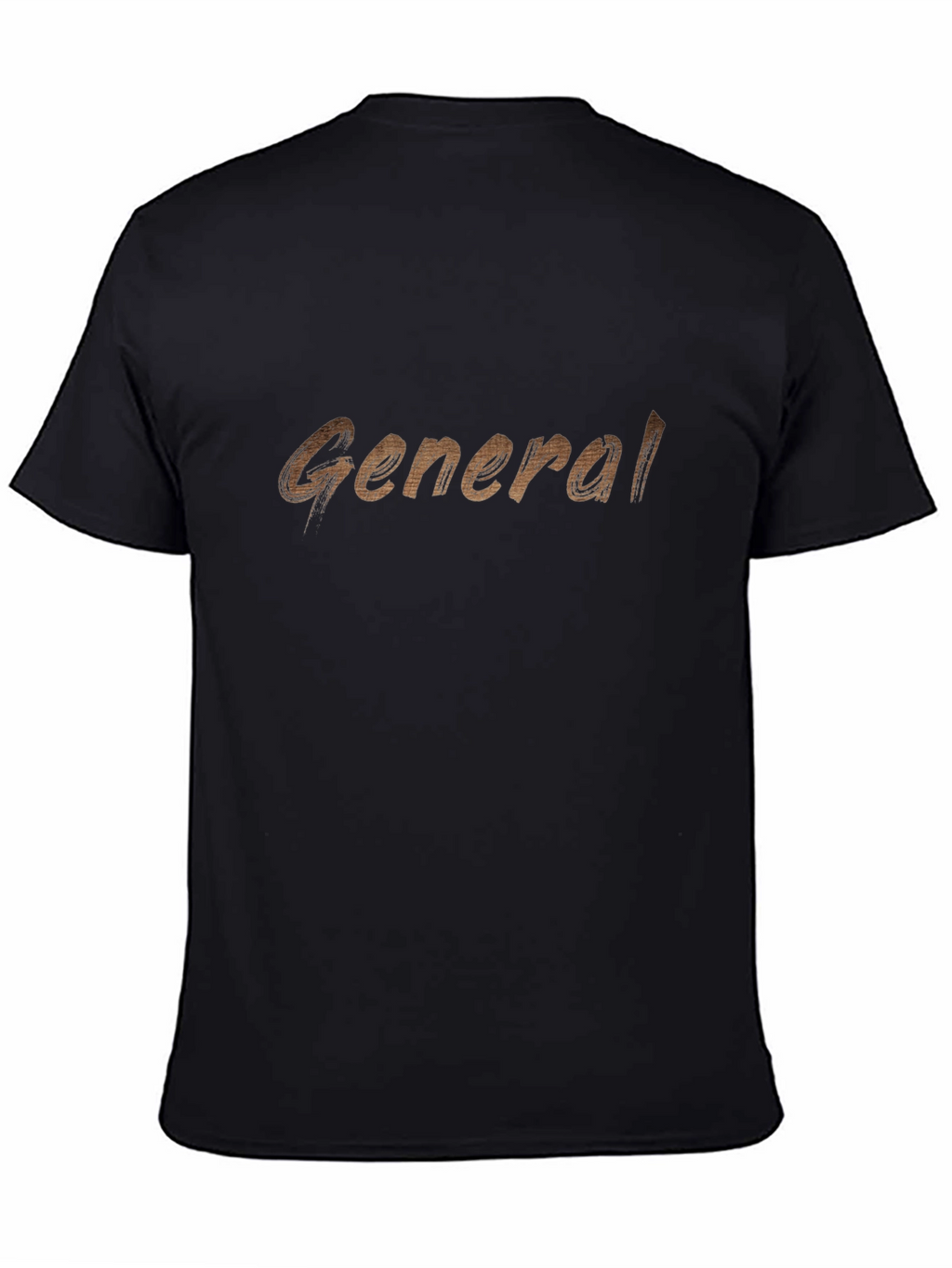General Mens Black T-Shirt