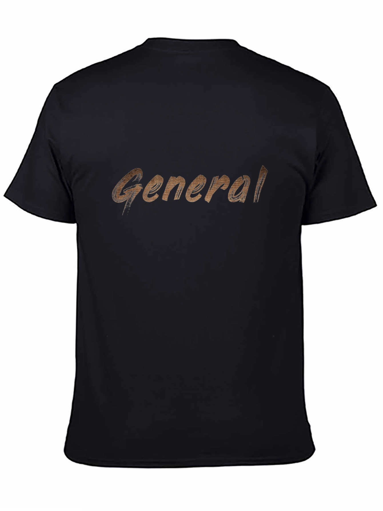 General Mens Black T-Shirt