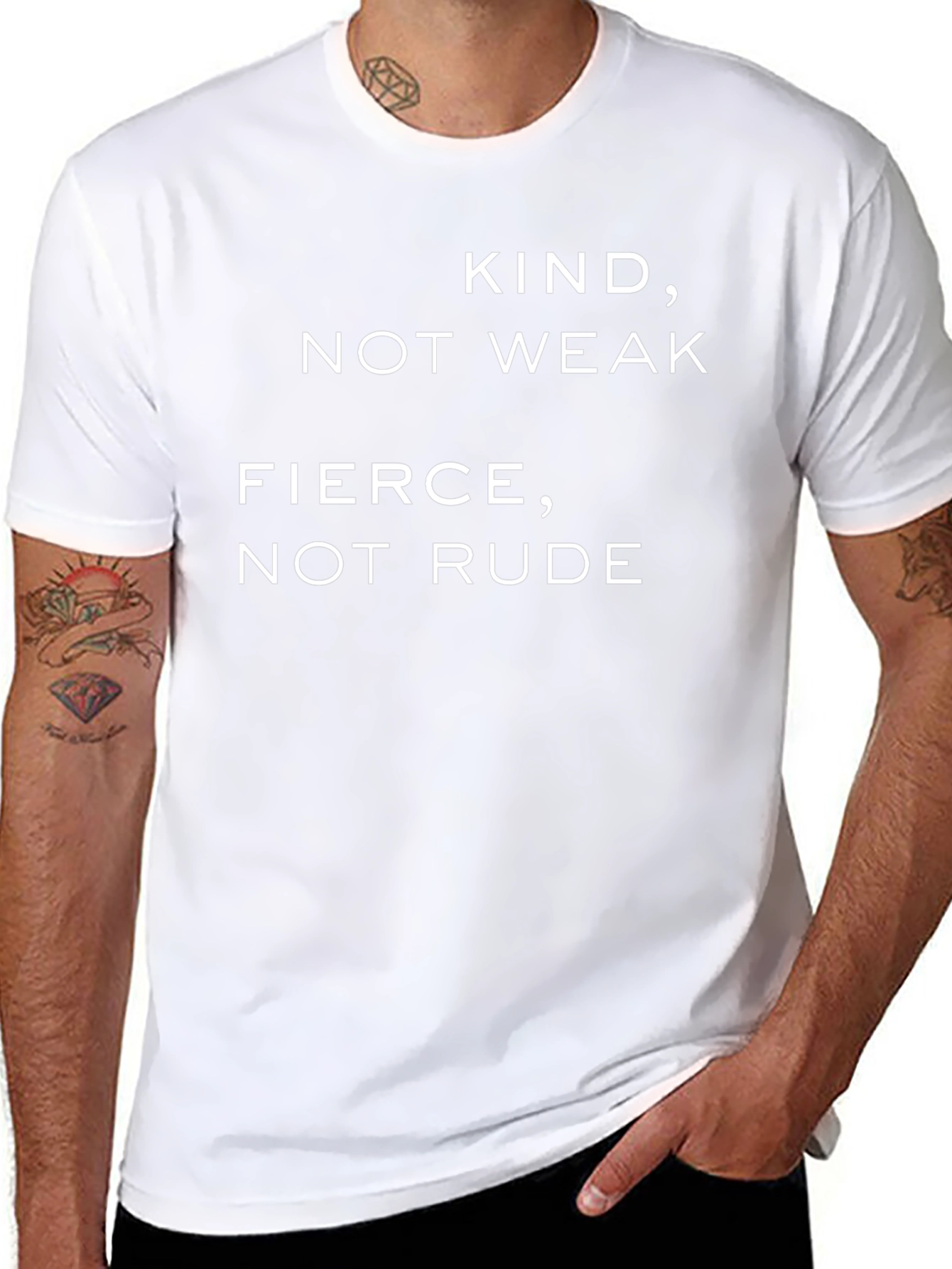 Kind Not Weak Fierce Not Rude T-Shirt