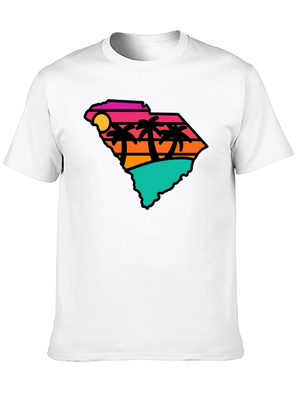 South Carolina Retro Beach T-Shirt