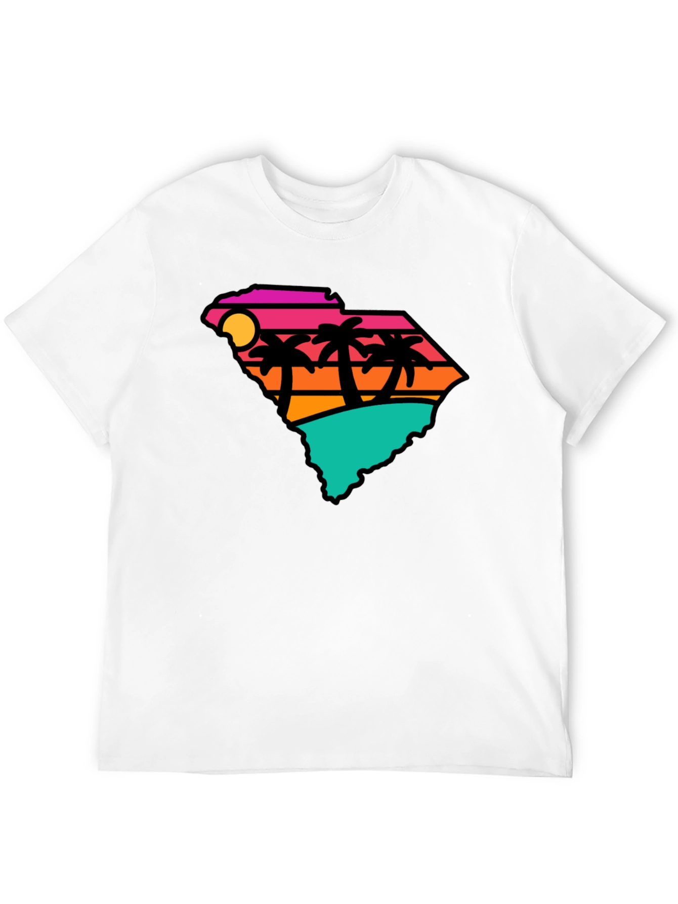 South Carolina Retro Beach T-Shirt