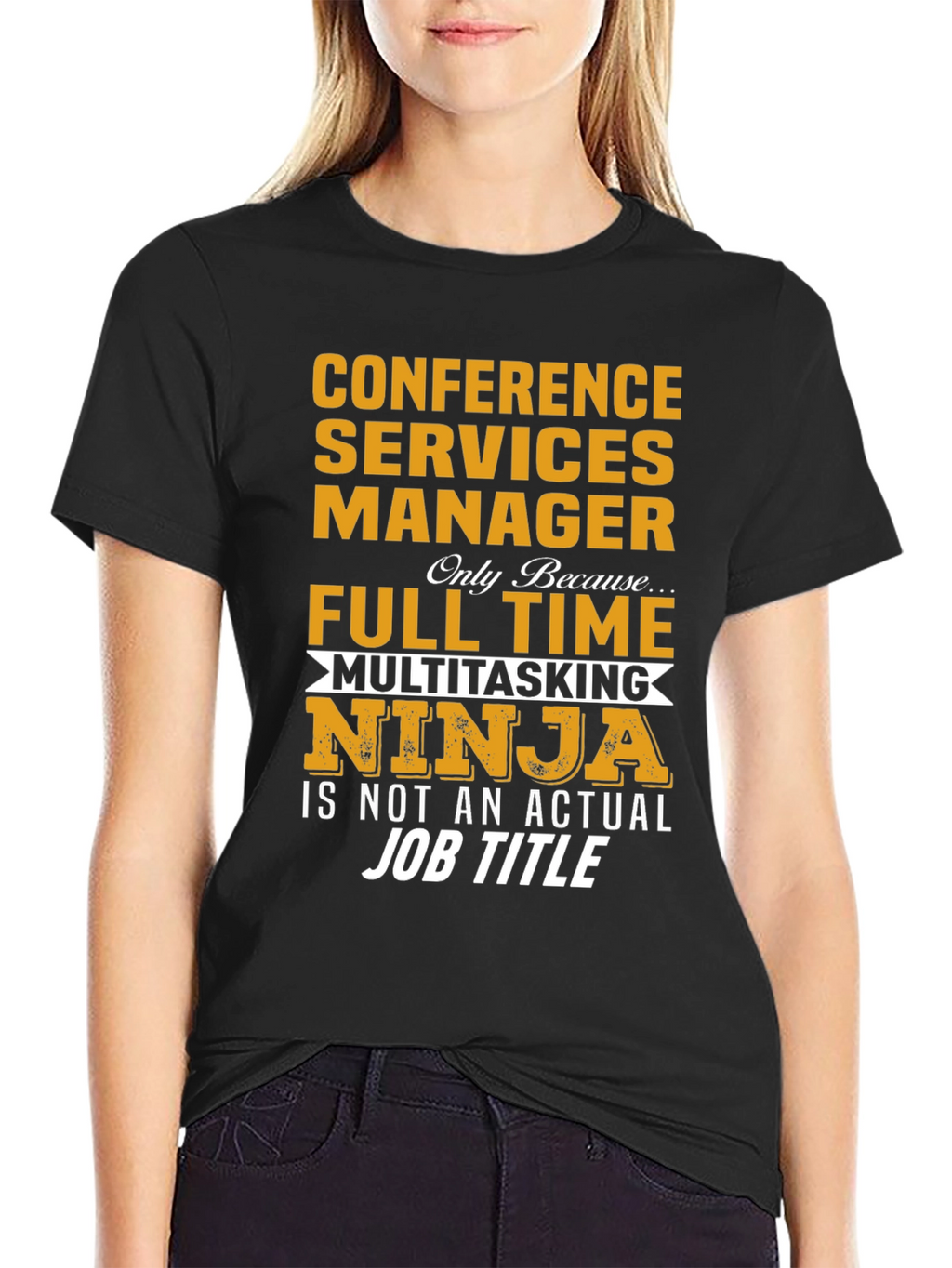 Conference Services Manager Multitasking Ninja T-Shirt