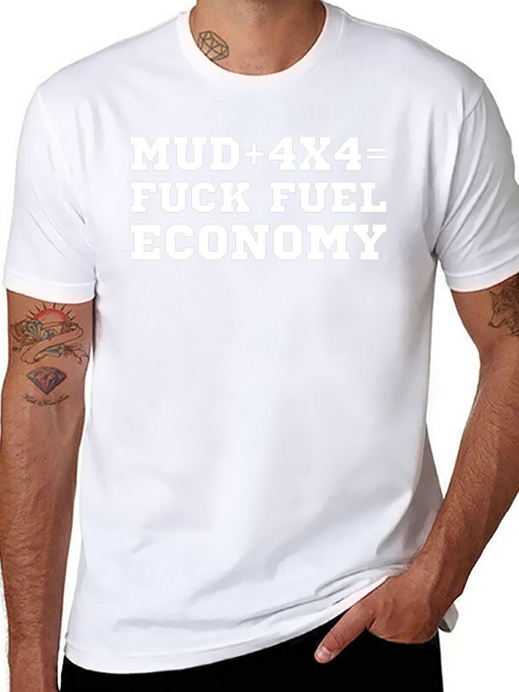 Mud 4x4 Fuel Economy Funny Graphic Tee
