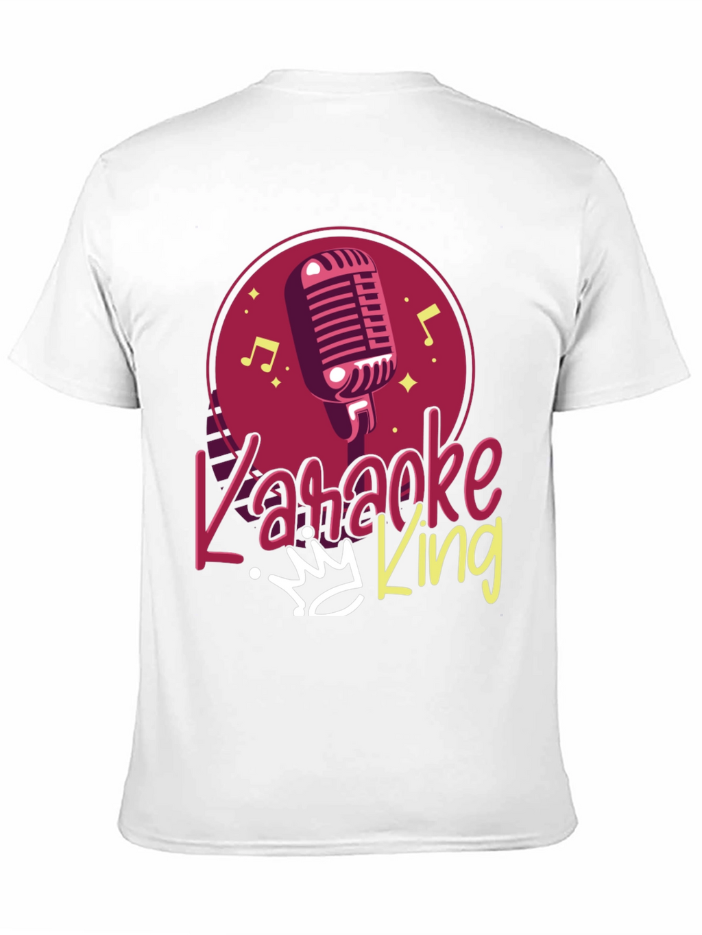 Karaoke King Black T-Shirt - Sing Your Heart Out!